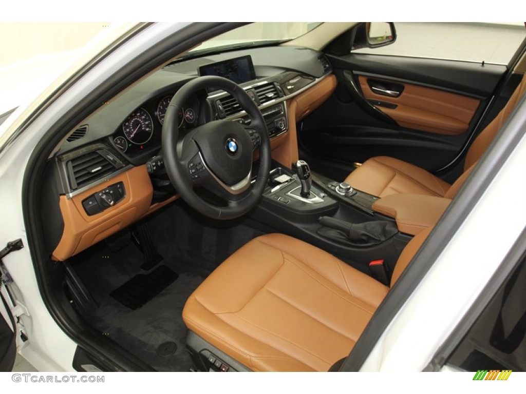 Saddle Brown Interior 2012 BMW 3 Series 328i Sedan Photo #78263149
