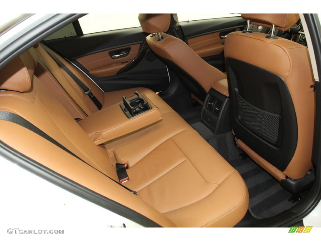 2012 BMW 3 Series 328i Sedan Rear Seat Photo #78263419