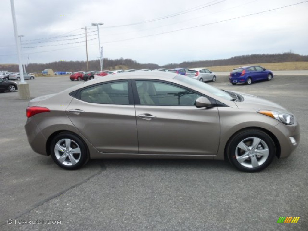 Desert Bronze 2013 Hyundai Elantra GLS Exterior Photo #78263614