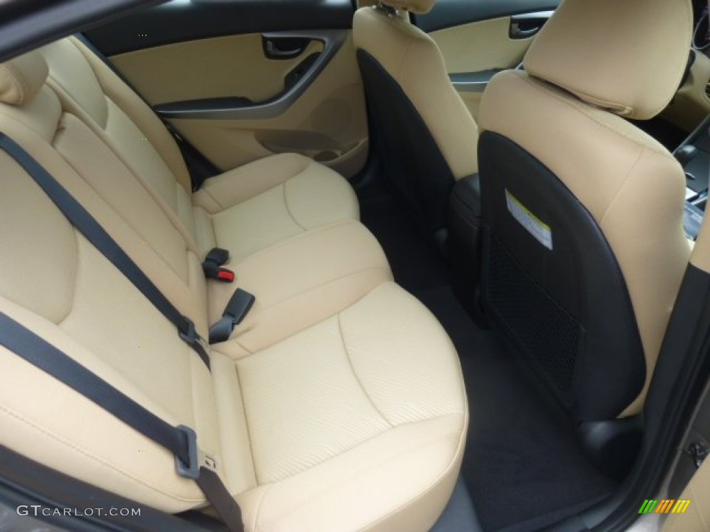 2013 Elantra GLS - Desert Bronze / Beige photo #12