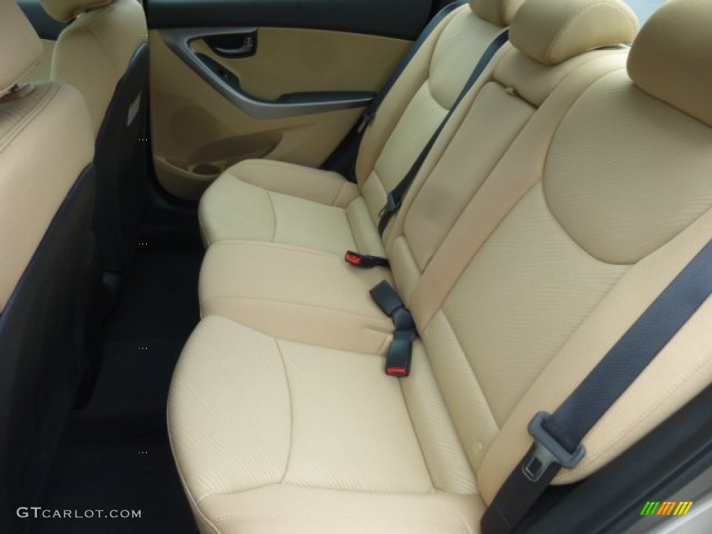 Beige Interior 2013 Hyundai Elantra GLS Photo #78263631