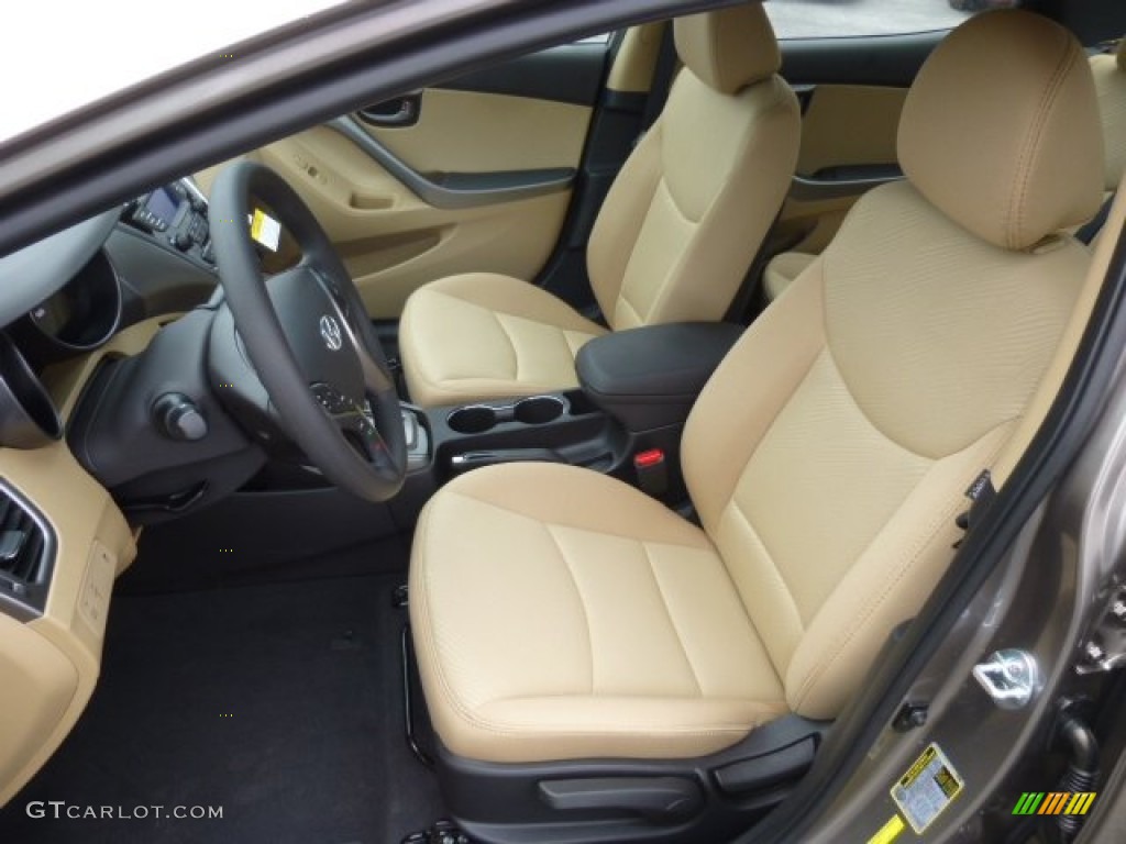 2013 Hyundai Elantra GLS Front Seat Photo #78263647