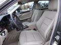 Almond Beige 2010 Mercedes-Benz E 350 4Matic Sedan Interior Color