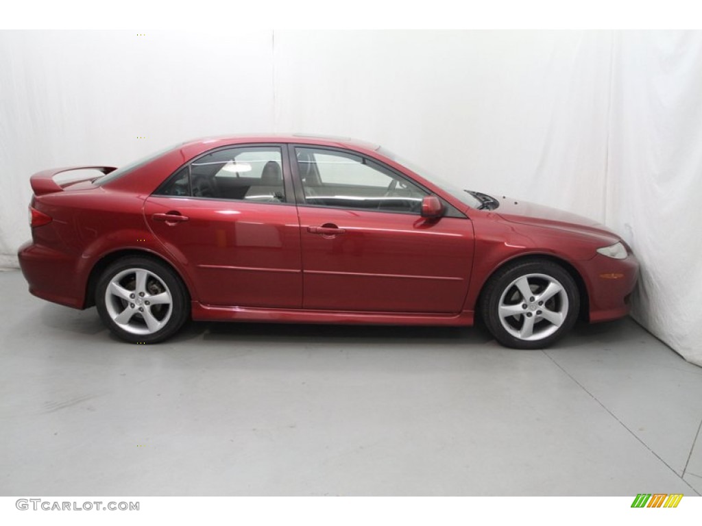 Redfire Metallic 2003 Mazda MAZDA6 s Sedan Exterior Photo #78264340