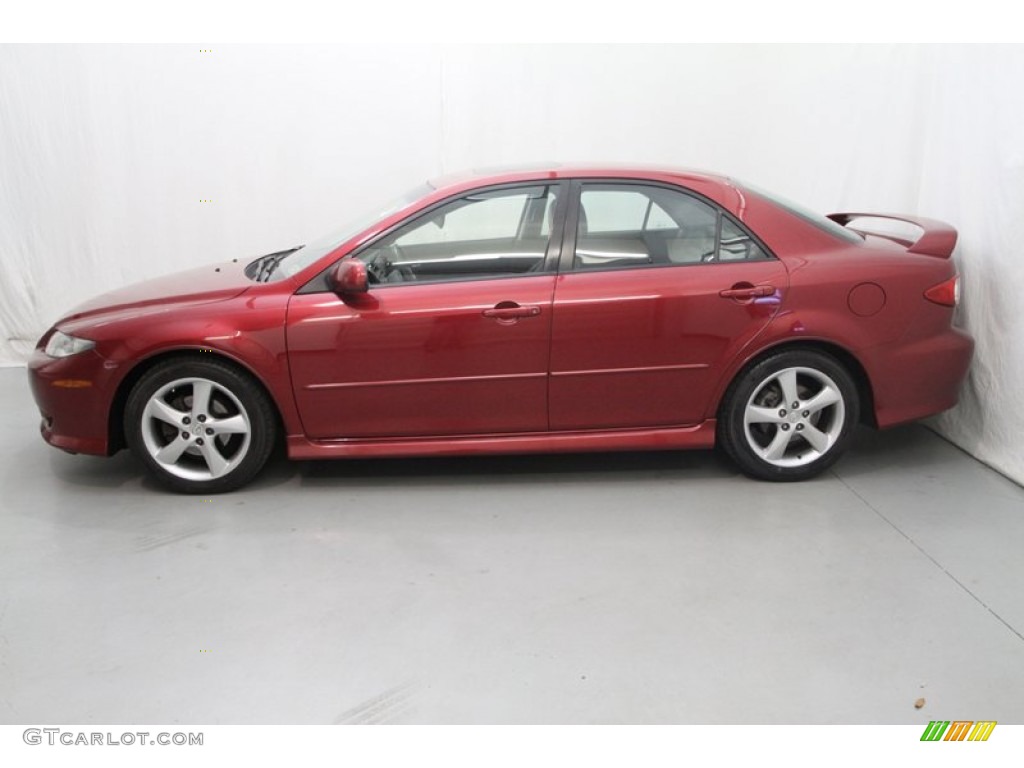 Redfire Metallic 2003 Mazda MAZDA6 s Sedan Exterior Photo #78264379