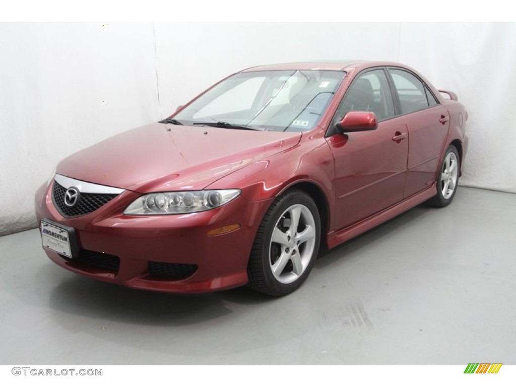 Redfire Metallic 2003 Mazda MAZDA6 s Sedan Exterior Photo #78264397