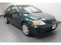 2001 Clover Green Honda Civic EX Coupe  photo #1
