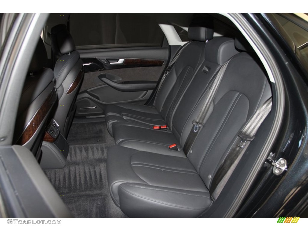 2012 Audi A8 L 4.2 quattro Rear Seat Photo #78264680
