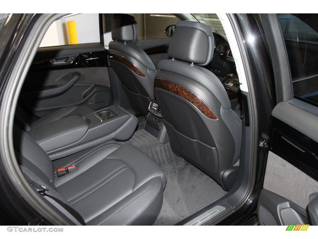 2012 Audi A8 L 4.2 quattro Rear Seat Photo #78264835