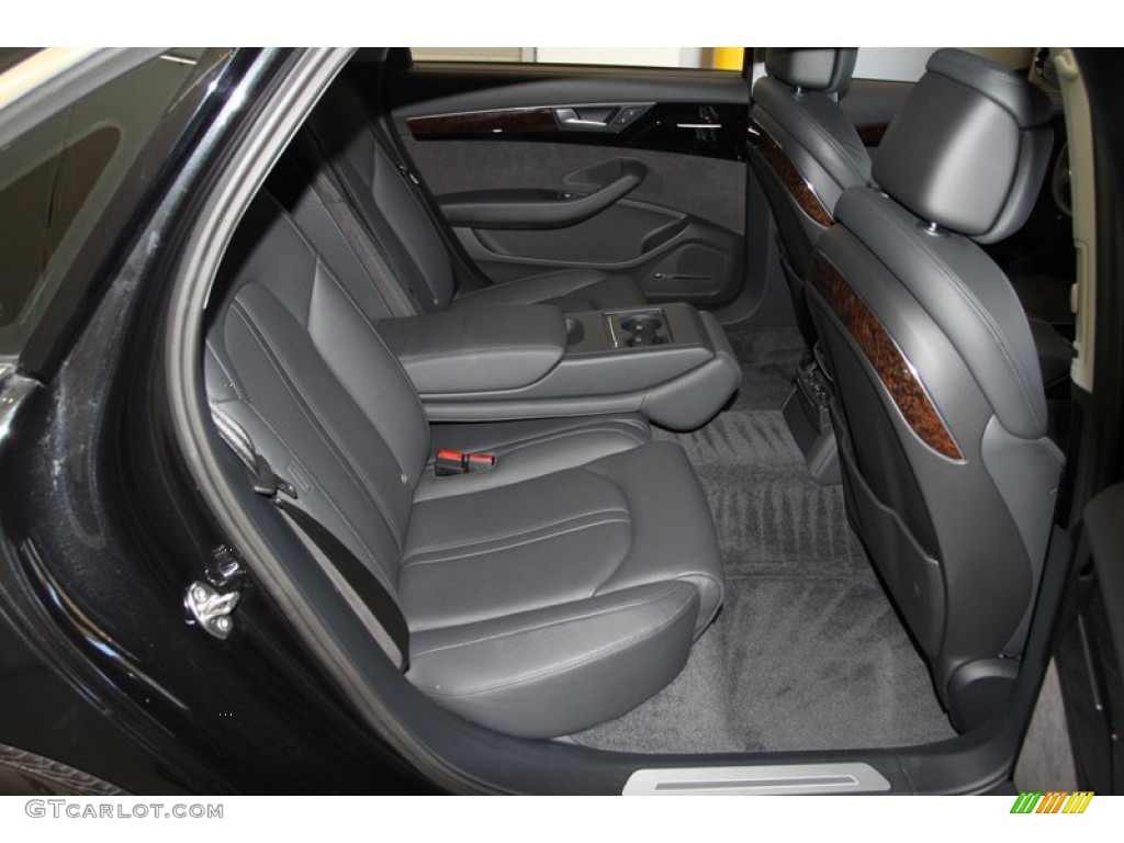 2012 Audi A8 L 4.2 quattro Rear Seat Photo #78264841