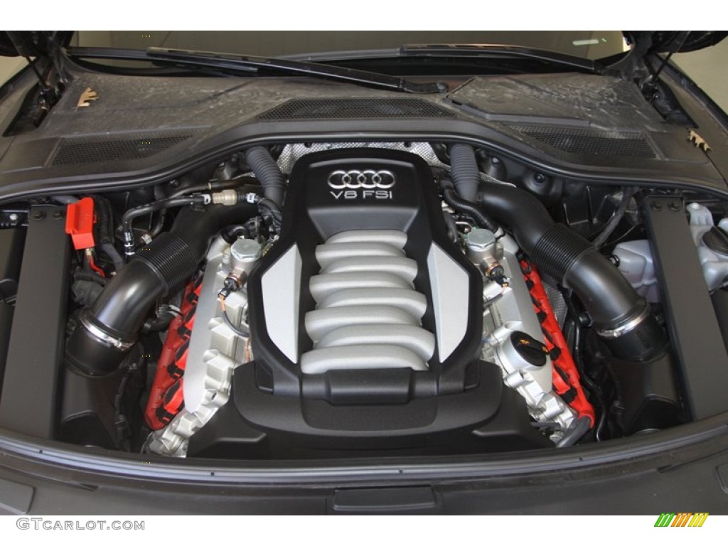 2012 Audi A8 L 4.2 quattro 4.2 Liter FSI DOHC 32-Valve VVT V8 Engine Photo #78264892