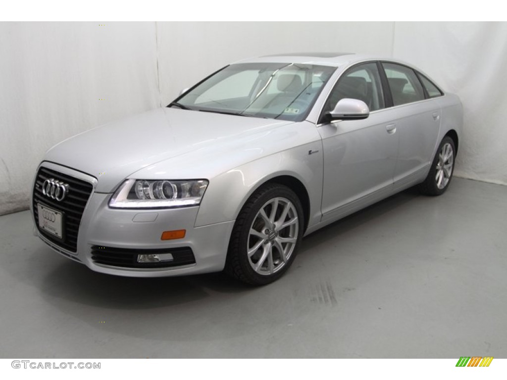 Ice Silver Metallic 2010 Audi A6 3.0 TFSI quattro Sedan Exterior Photo #78264937