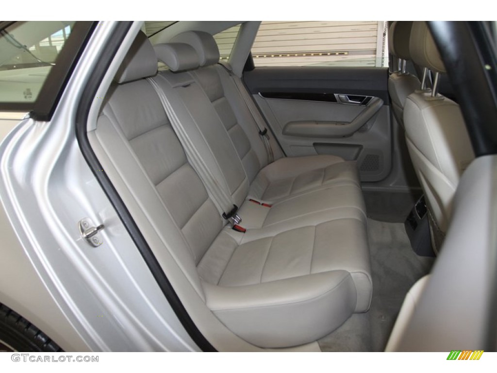 Light Gray Interior 2010 Audi A6 3.0 TFSI quattro Sedan Photo #78265078