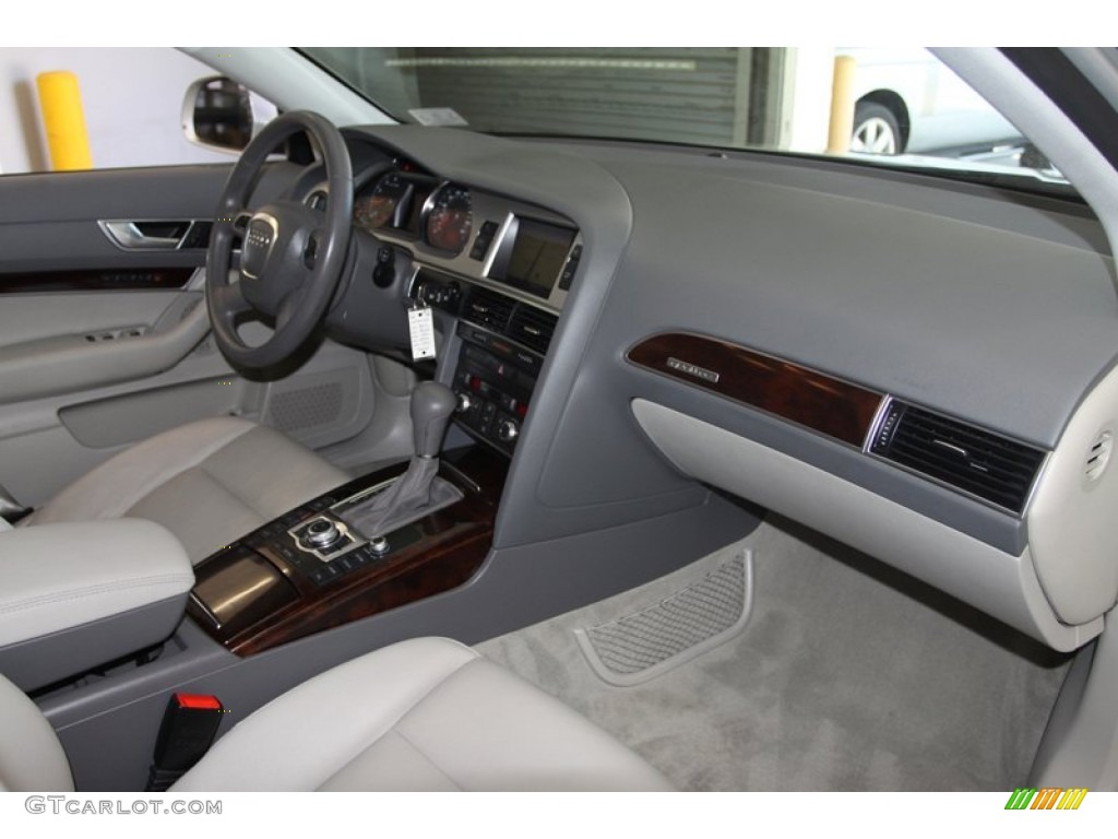 2010 Audi A6 3.0 TFSI quattro Sedan Light Gray Dashboard Photo #78265084