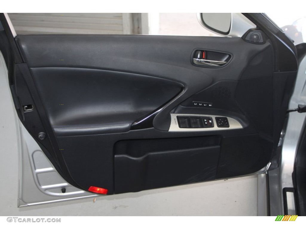 2009 Lexus IS F Black Door Panel Photo #78265150
