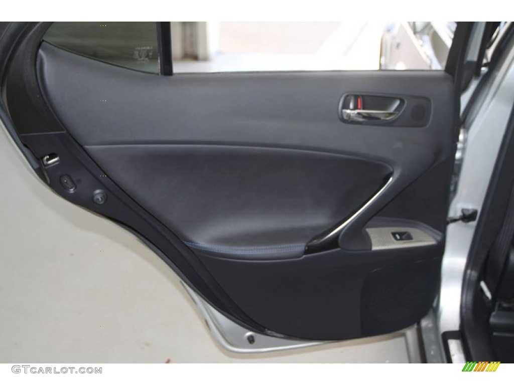 2009 Lexus IS F Black Door Panel Photo #78265162