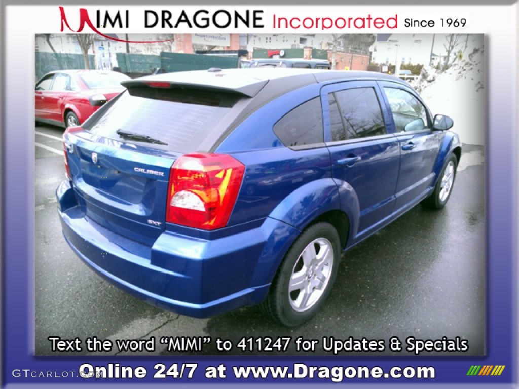 2009 Caliber SXT - Deep Water Blue Pearl / Dark Slate Gray photo #5