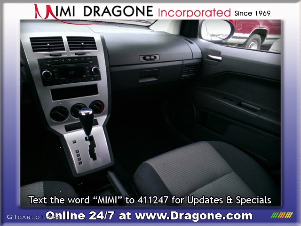 2009 Caliber SXT - Deep Water Blue Pearl / Dark Slate Gray photo #12
