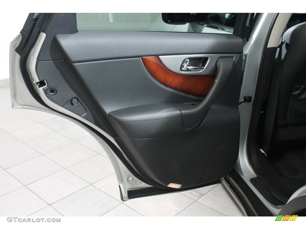 2012 Infiniti FX 35 AWD Graphite Door Panel Photo #78267110