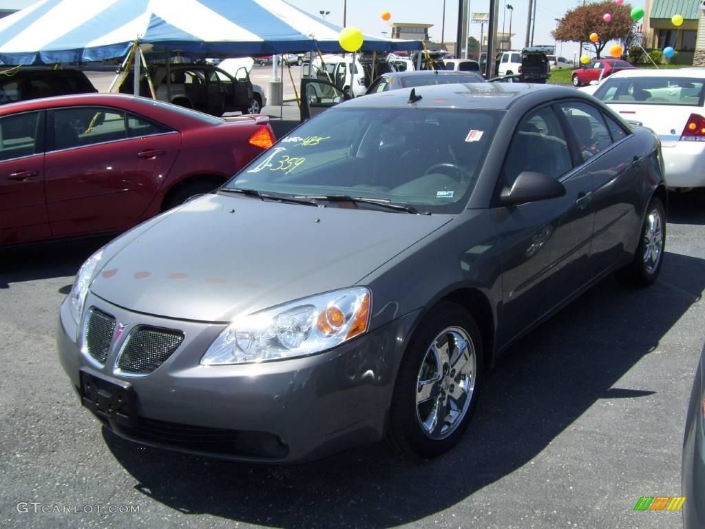 2008 G6 GT Sedan - Dark Steel Gray Metallic / Ebony Black photo #1