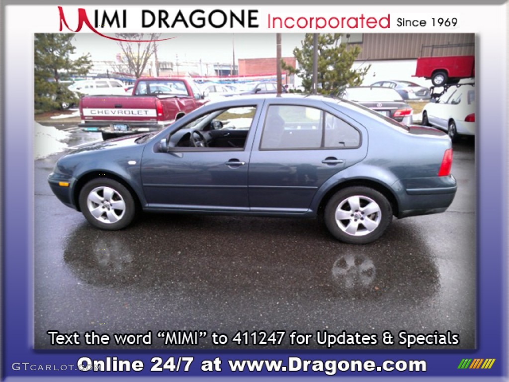 2003 Jetta GLS Sedan - Platinum Grey Metallic / Grey photo #4