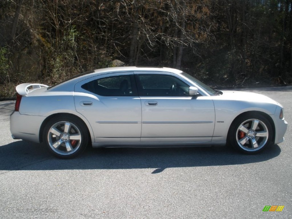 2007 Charger SRT-8 - Bright Silver Metallic / Dark Slate Gray photo #2