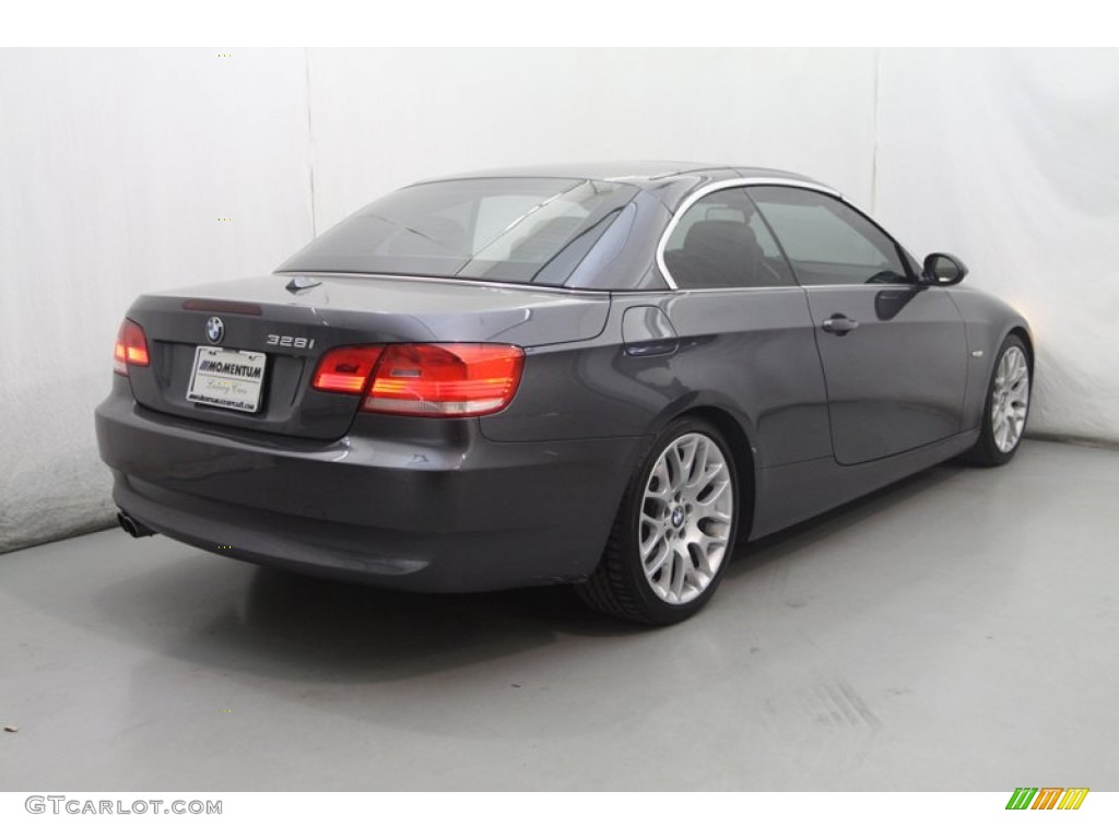 2007 3 Series 328i Convertible - Sparkling Graphite Metallic / Grey photo #6