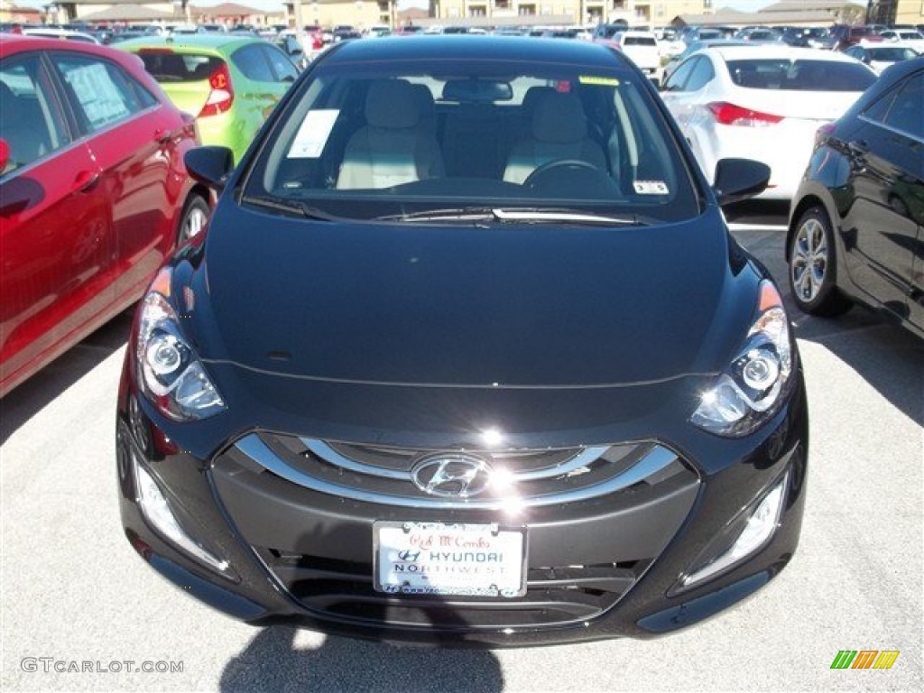 2013 Elantra GT - Black Noir Pearl / Beige photo #1