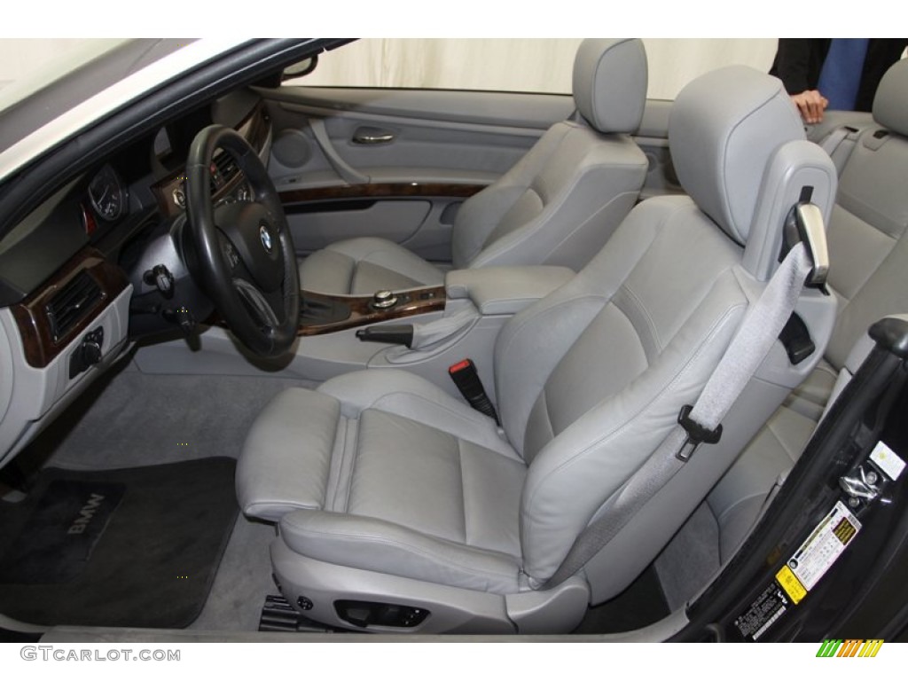 Grey Interior 2007 BMW 3 Series 328i Convertible Photo #78268339