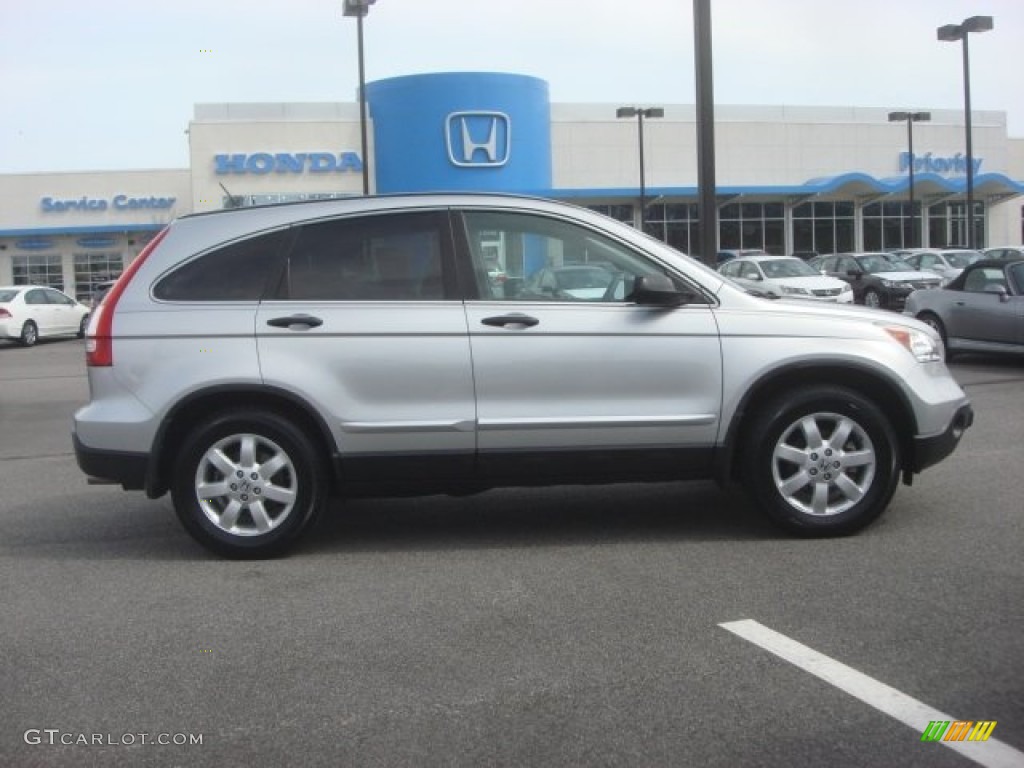 2009 CR-V EX - Alabaster Silver Metallic / Gray photo #7