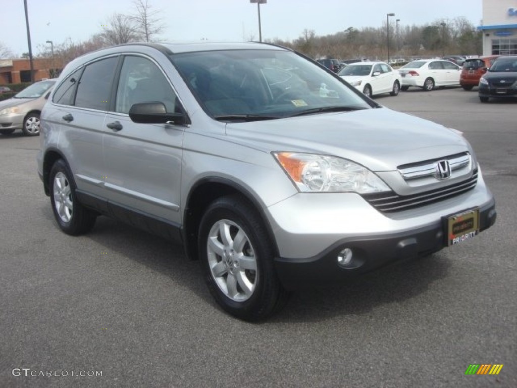 2009 CR-V EX - Alabaster Silver Metallic / Gray photo #8
