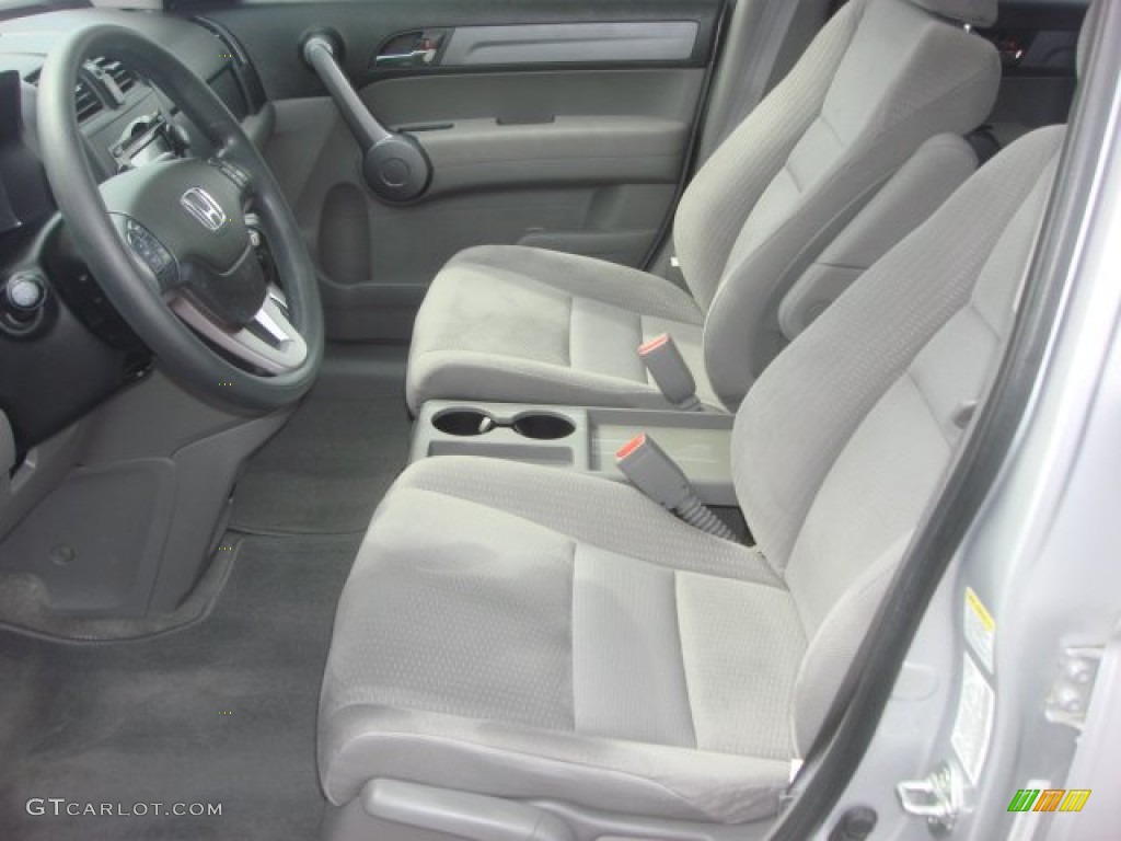 2009 CR-V EX - Alabaster Silver Metallic / Gray photo #10