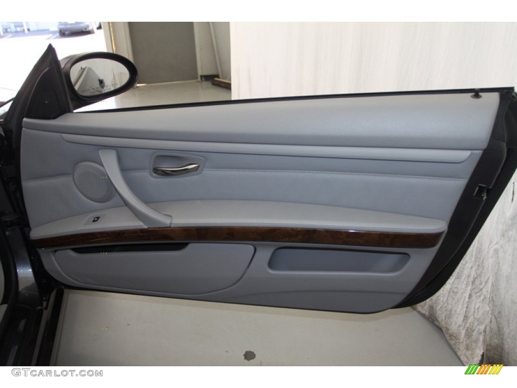 2007 BMW 3 Series 328i Convertible Grey Door Panel Photo #78268755
