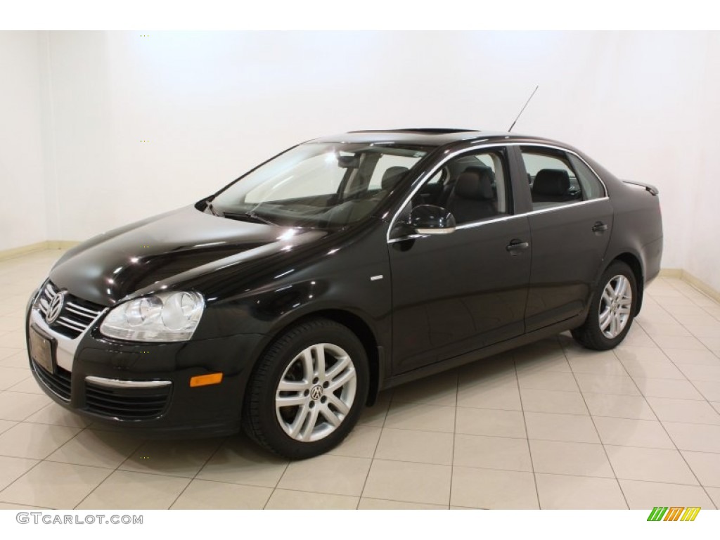 Black 2007 Volkswagen Jetta Wolfsburg Edition Sedan Exterior Photo #78269053