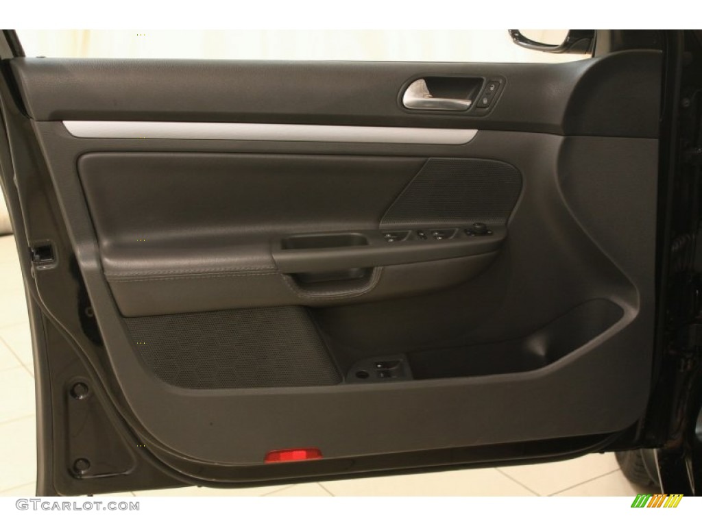 2007 Volkswagen Jetta Wolfsburg Edition Sedan Anthracite Door Panel Photo #78269085