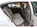 2010 Honda Insight Gray Interior Rear Seat Photo