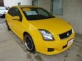 2008 Solar Yellow Nissan Sentra SE-R  photo #7