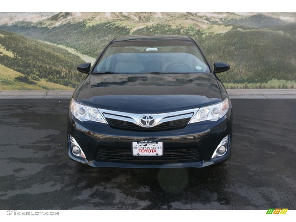 2013 Camry XLE V6 - Cosmic Gray Metallic / Ash photo #3