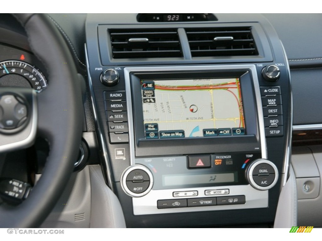 2013 Camry XLE V6 - Cosmic Gray Metallic / Ash photo #6