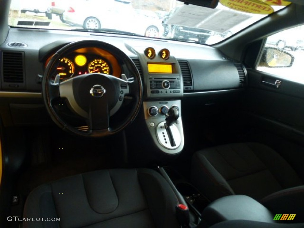 2008 Nissan Sentra SE-R SE-R Charcoal Dashboard Photo #78270025