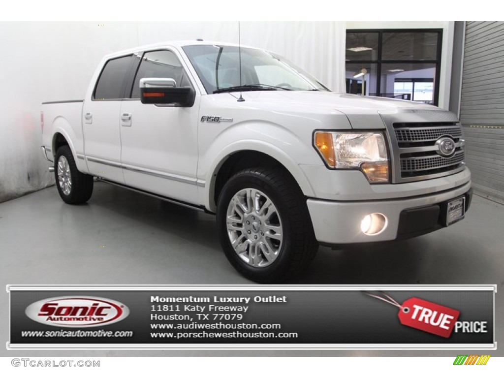 White Platinum Metallic Tri Coat Ford F150