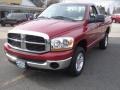 2006 Inferno Red Crystal Pearl Dodge Ram 1500 SLT Regular Cab 4x4  photo #1