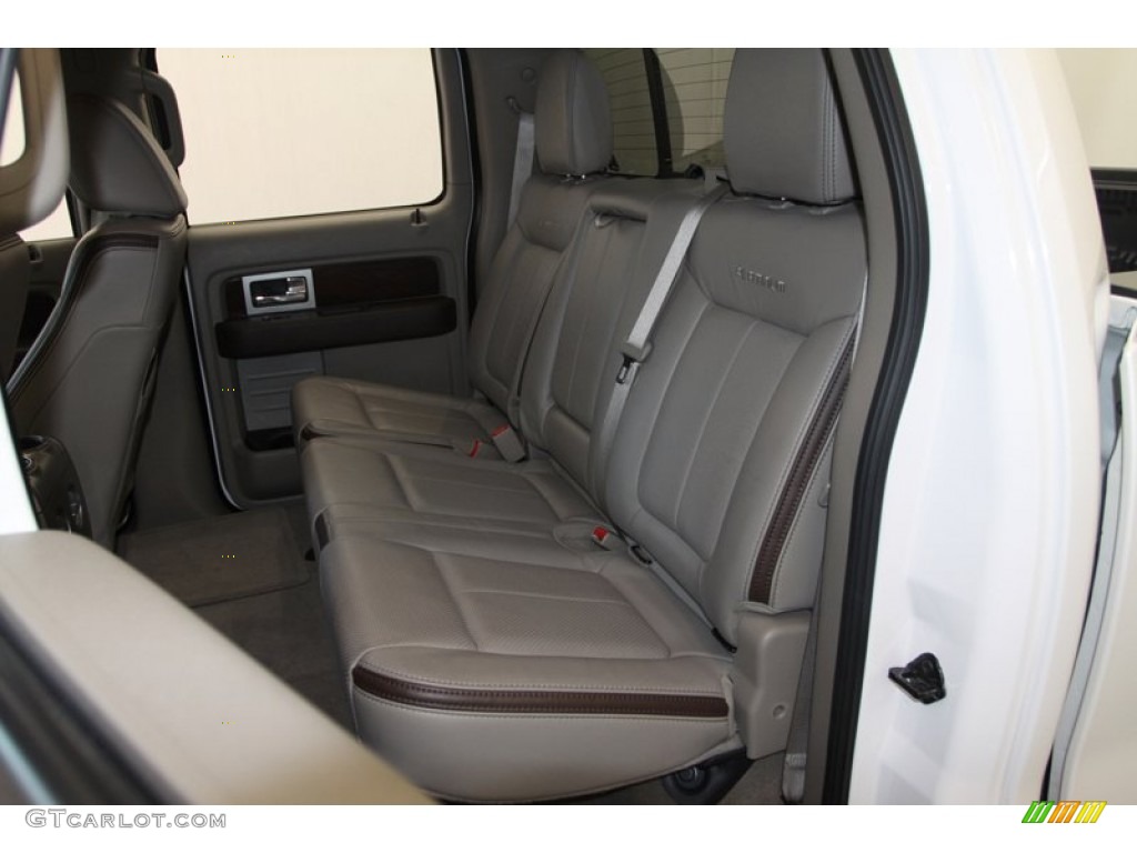 2010 F150 Platinum SuperCrew - White Platinum Metallic Tri Coat / Medium Stone Leather/Sienna Brown photo #16