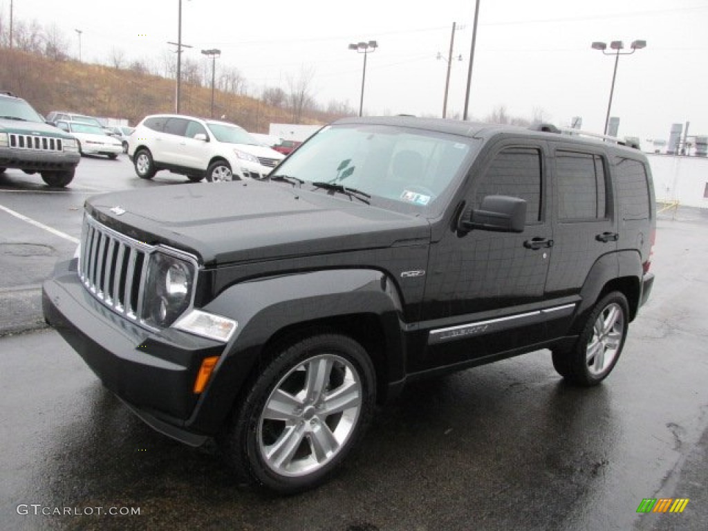Brilliant Black Crystal Pearl 2012 Jeep Liberty Jet 4x4 Exterior Photo #78271669