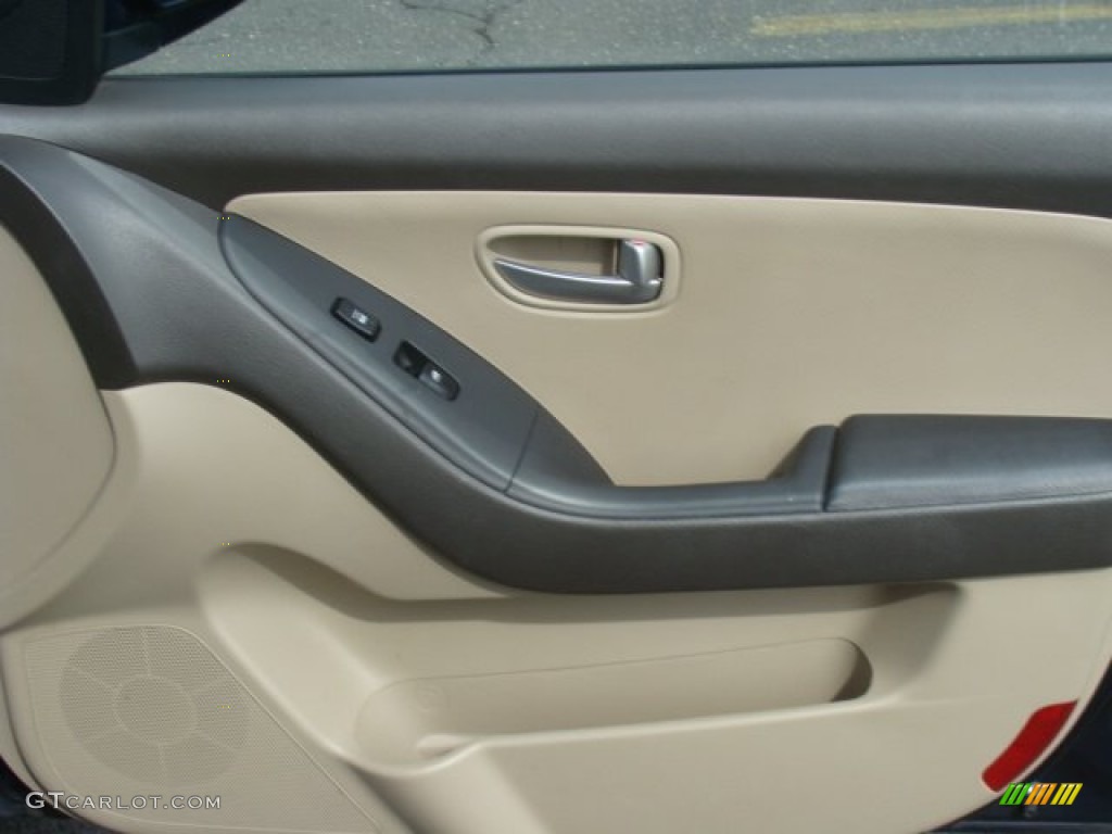 2009 Elantra GLS Sedan - Regatta Blue / Beige photo #22