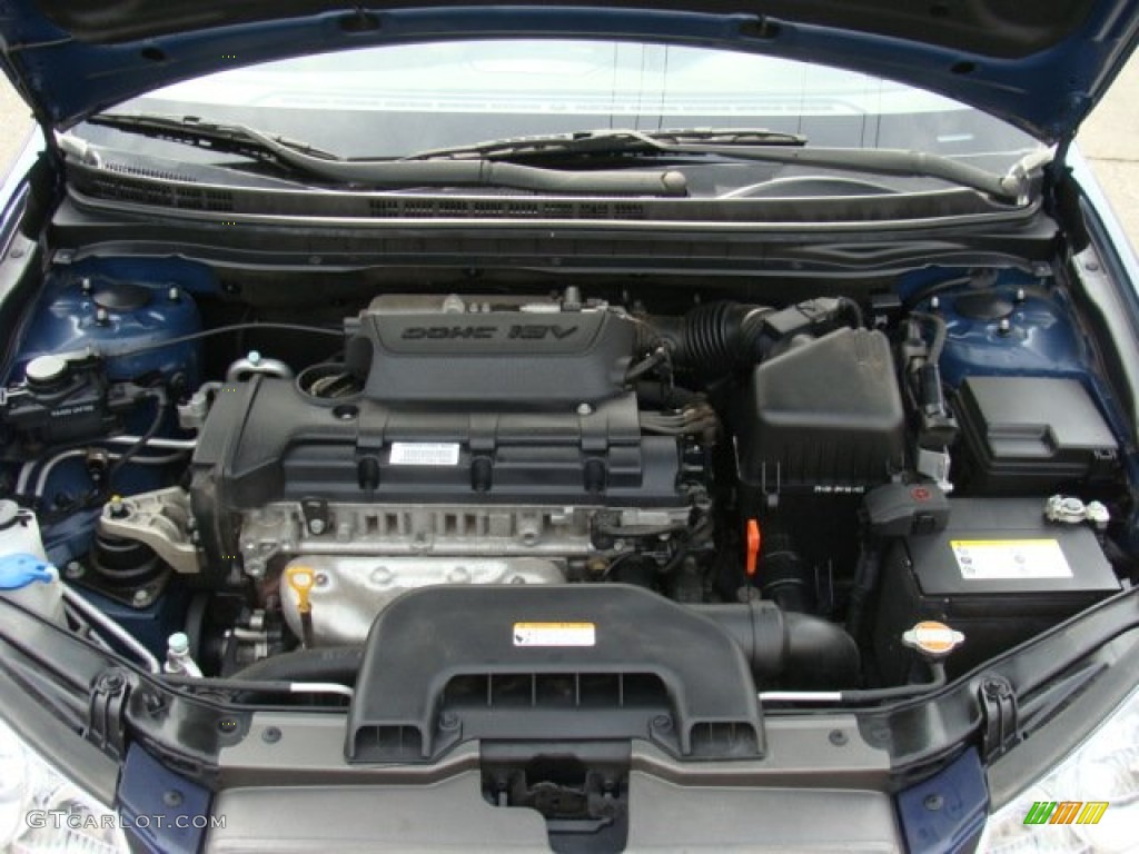 2009 Elantra GLS Sedan - Regatta Blue / Beige photo #27