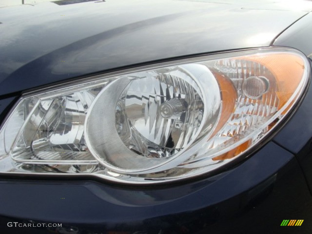 2009 Elantra GLS Sedan - Regatta Blue / Beige photo #28