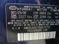 2009 Regatta Blue Hyundai Elantra GLS Sedan  photo #29