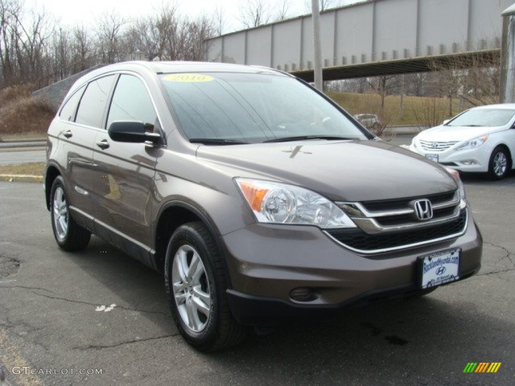 2010 CR-V EX AWD - Urban Titanium Metallic / Black photo #3