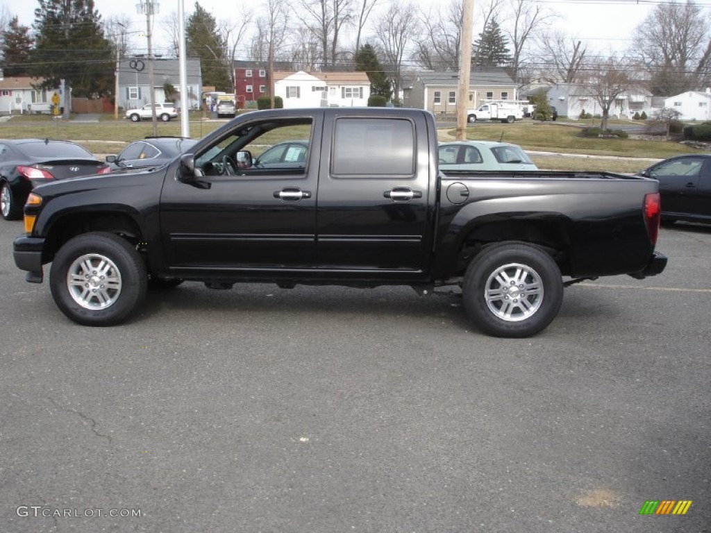 Black 2012 Chevrolet Colorado LT Crew Cab 4x4 Exterior Photo #78272182